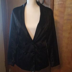 ⭐️NEW⭐️ BCBG Maxazria Black Satin Blazer